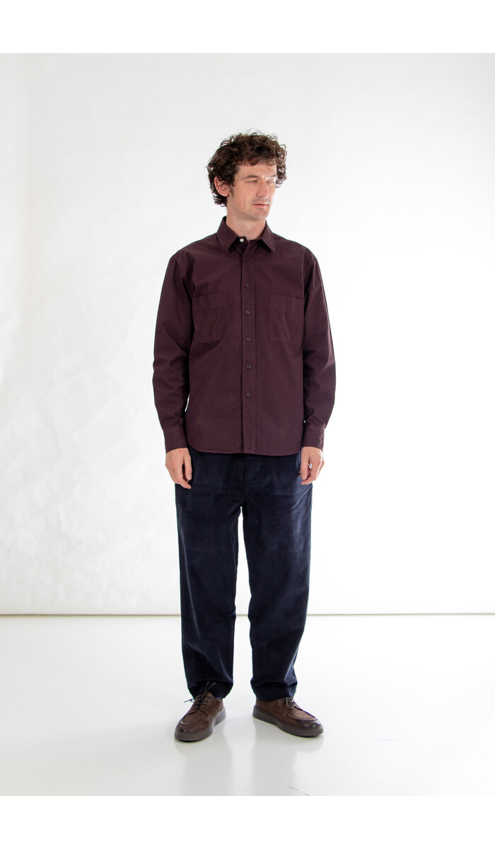 Parages Parages Hemd / Daily Work / Pflaume