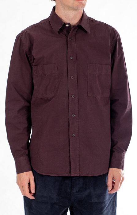 Parages Parages Shirt / Daily Work / Plum Parages Parages Shirt / Daily Work / Plum