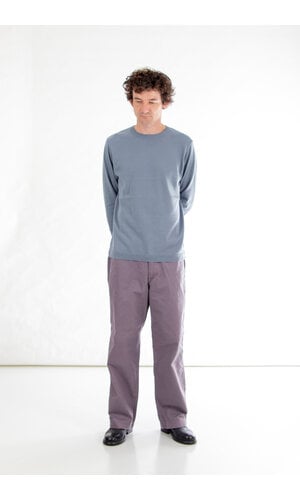 Fujito Fujito T-Shirt / LS Knit / Blue Grey Fujito Fujito T-Shirt / LS Knit / Blue Grey