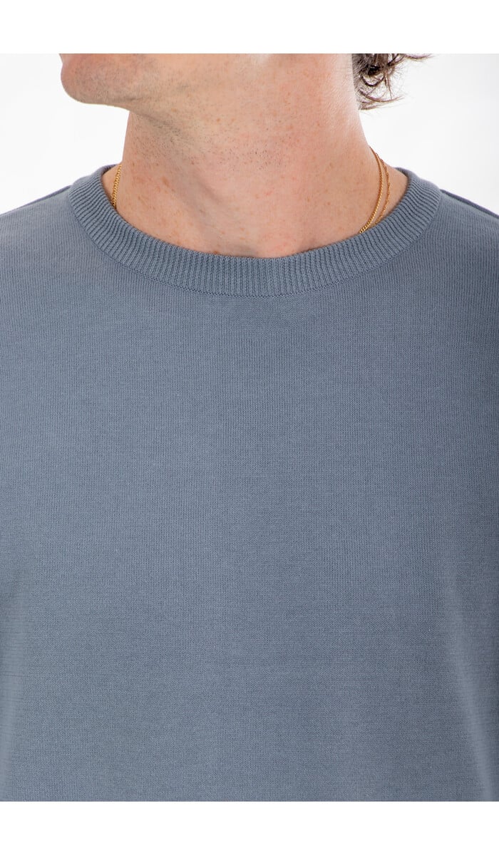 Fujito Fujito T-Shirt / LS Knit / Blue Grey Fujito Fujito T-Shirt / LS Knit / Blue Grey
