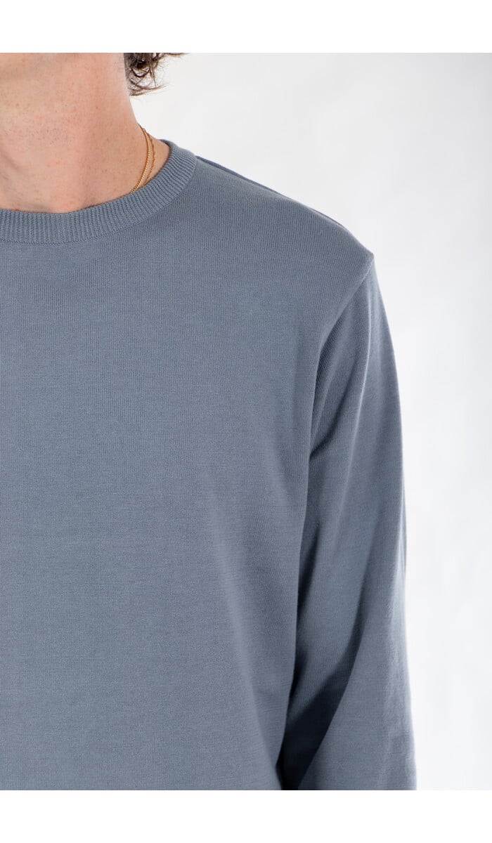 Fujito Fujito T-Shirt / LS Knit / Blue Grey Fujito Fujito T-Shirt / LS Knit / Blue Grey