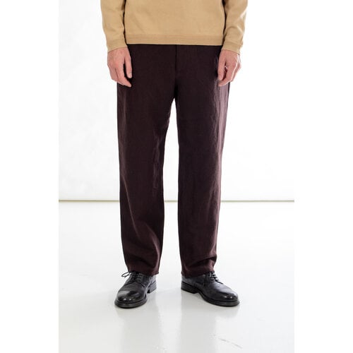 Fujito Fujito Broek / N.O.UN Belt Less / Donkerbruin
