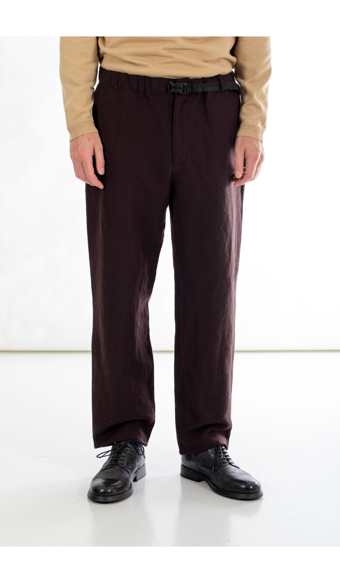 Fujito Fujito Trousers / N.O.UN Belt Less / Dark Brown Fujito Fujito Trousers / N.O.UN Belt Less / Dark Brown