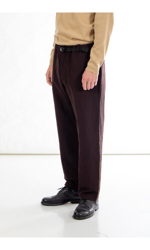 Fujito Fujito Trousers / N.O.UN Belt Less / Dark Brown Fujito Fujito Trousers / N.O.UN Belt Less / Dark Brown