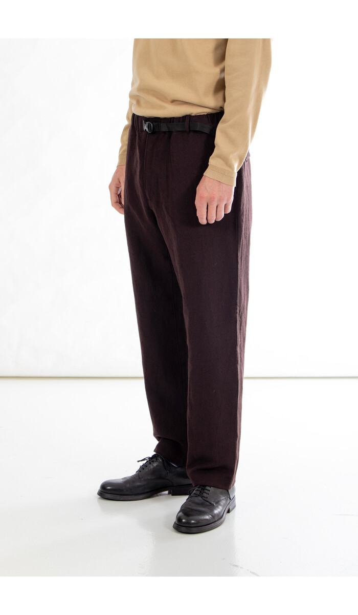 Fujito Fujito Trousers / N.O.UN Belt Less / Dark Brown Fujito Fujito Trousers / N.O.UN Belt Less / Dark Brown