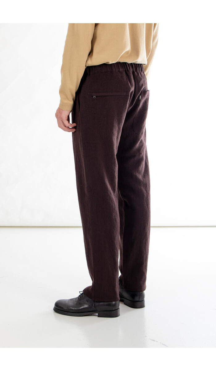 Fujito Fujito Trousers / N.O.UN Belt Less / Dark Brown Fujito Fujito Trousers / N.O.UN Belt Less / Dark Brown