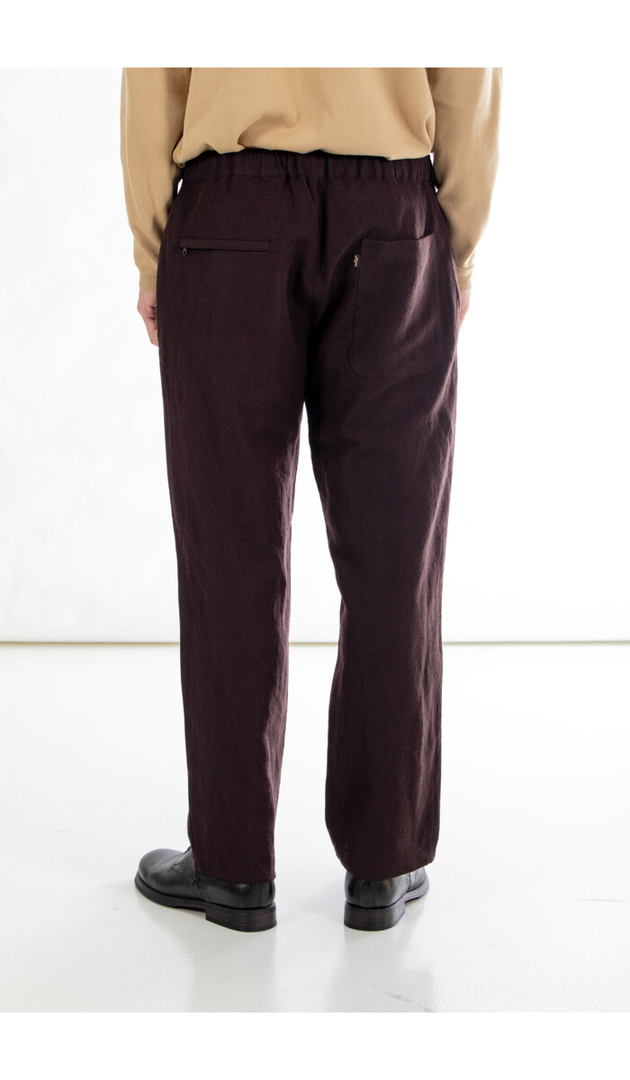 Fujito Fujito Trousers / N.O.UN Belt Less / Dark Brown Fujito Fujito Trousers / N.O.UN Belt Less / Dark Brown