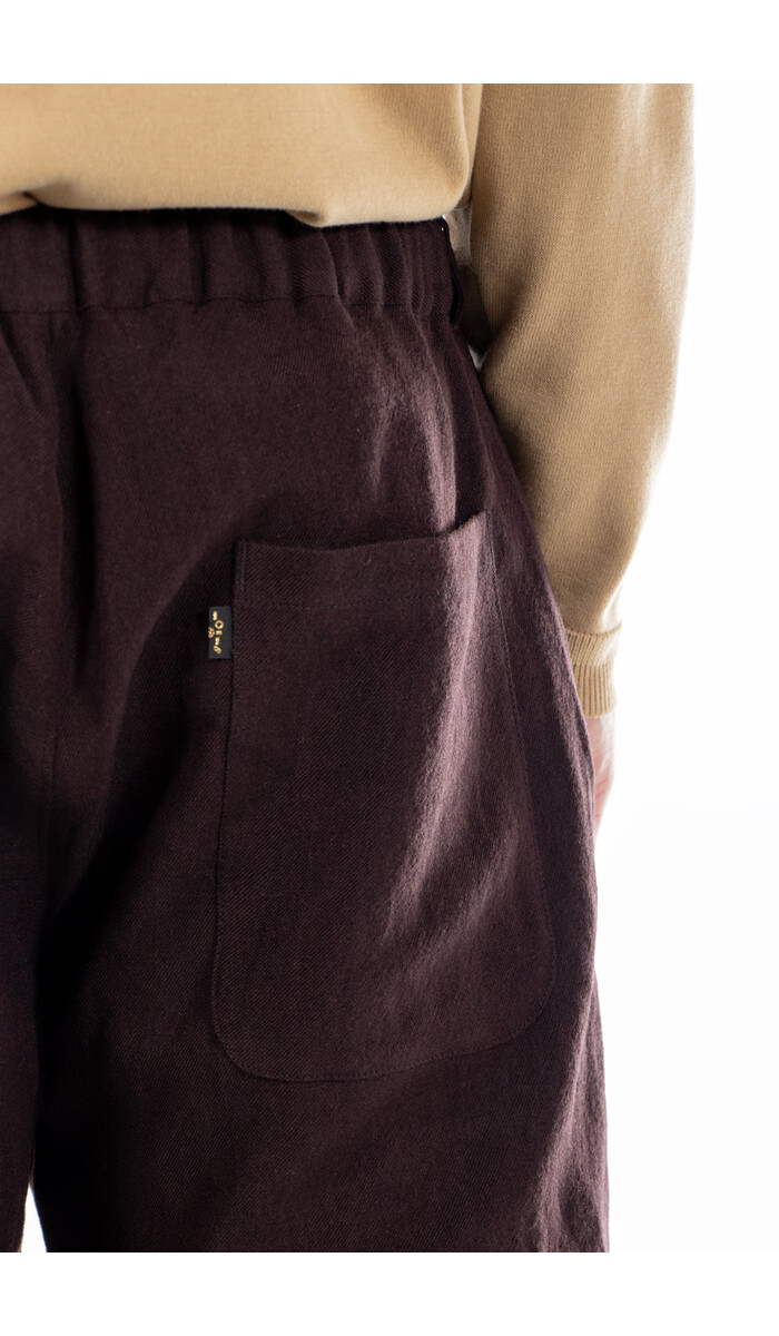 Fujito Fujito Trousers / N.O.UN Belt Less / Dark Brown Fujito Fujito Trousers / N.O.UN Belt Less / Dark Brown