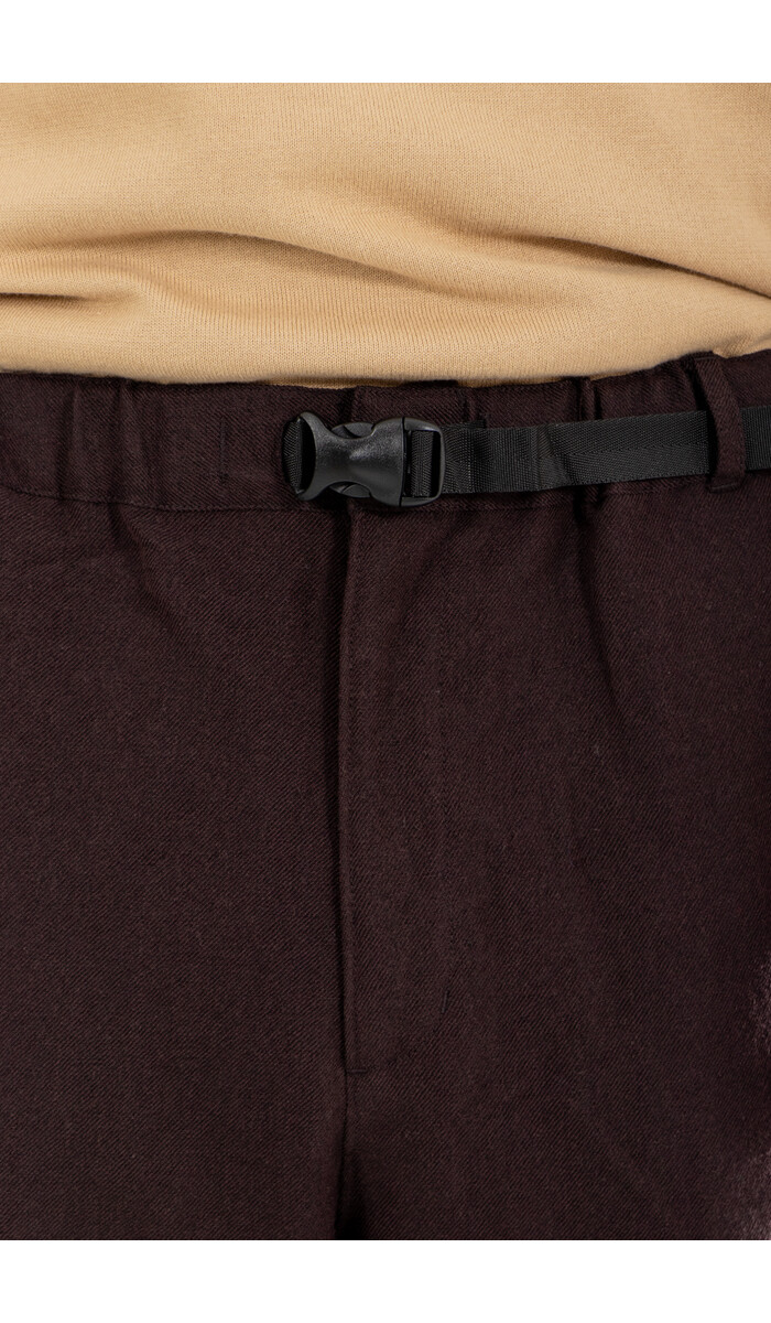 Fujito Fujito Trousers / N.O.UN Belt Less / Dark Brown Fujito Fujito Trousers / N.O.UN Belt Less / Dark Brown