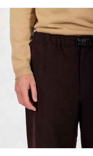 Fujito Fujito Trousers / N.O.UN Belt Less / Dark Brown Fujito Fujito Trousers / N.O.UN Belt Less / Dark Brown