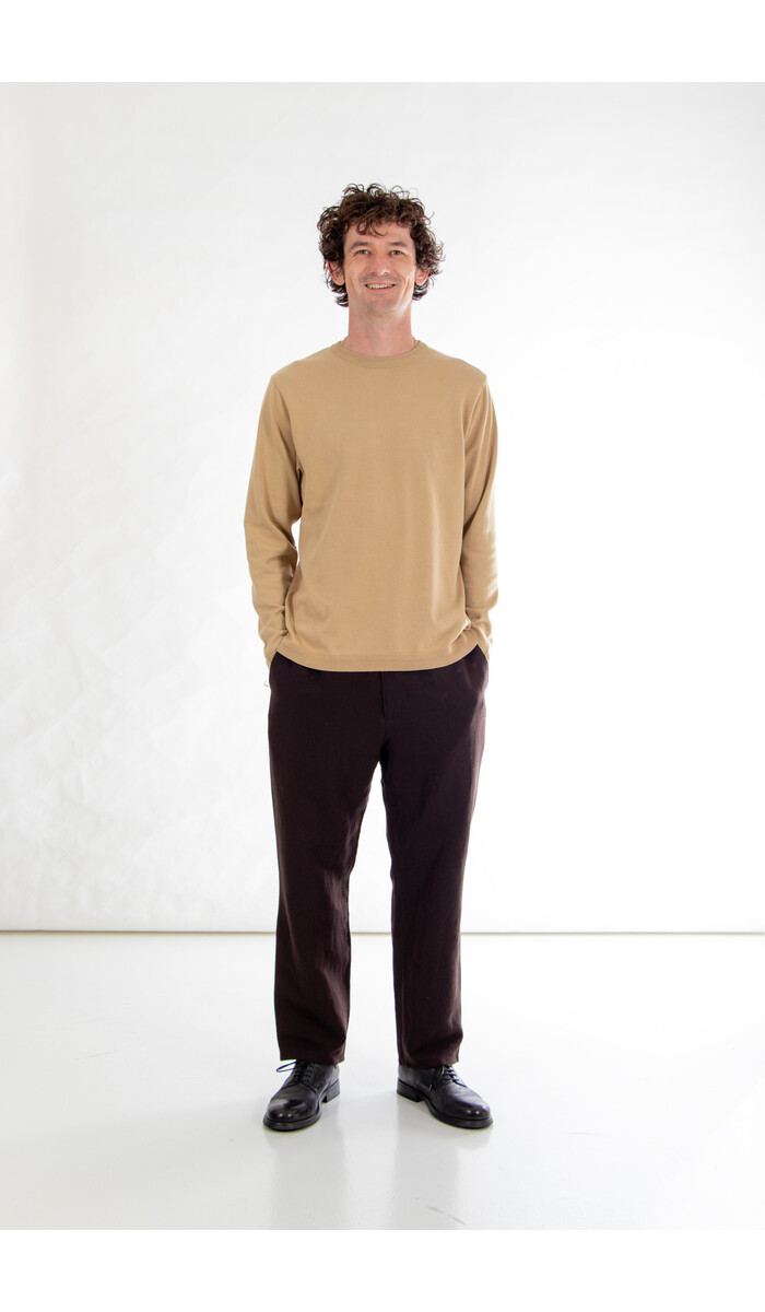 Fujito Fujito Trousers / N.O.UN Belt Less / Dark Brown Fujito Fujito Trousers / N.O.UN Belt Less / Dark Brown