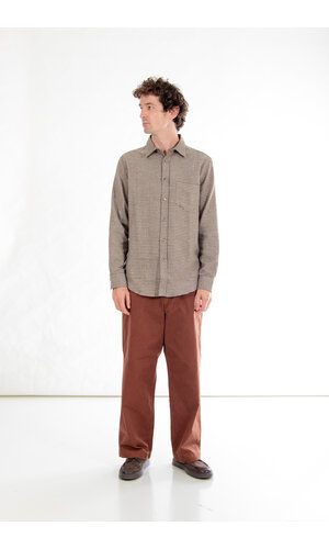 Portuguese Flannel Portuguese Flannel Hemd / Abstract Pied / Holzkohle Portuguese Flannel Portuguese Flannel Hemd / Abstract Pied / Holzkohle