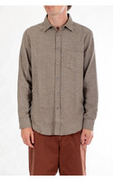 Portuguese Flannel Hemd / Abstract Pied / Holzkohle