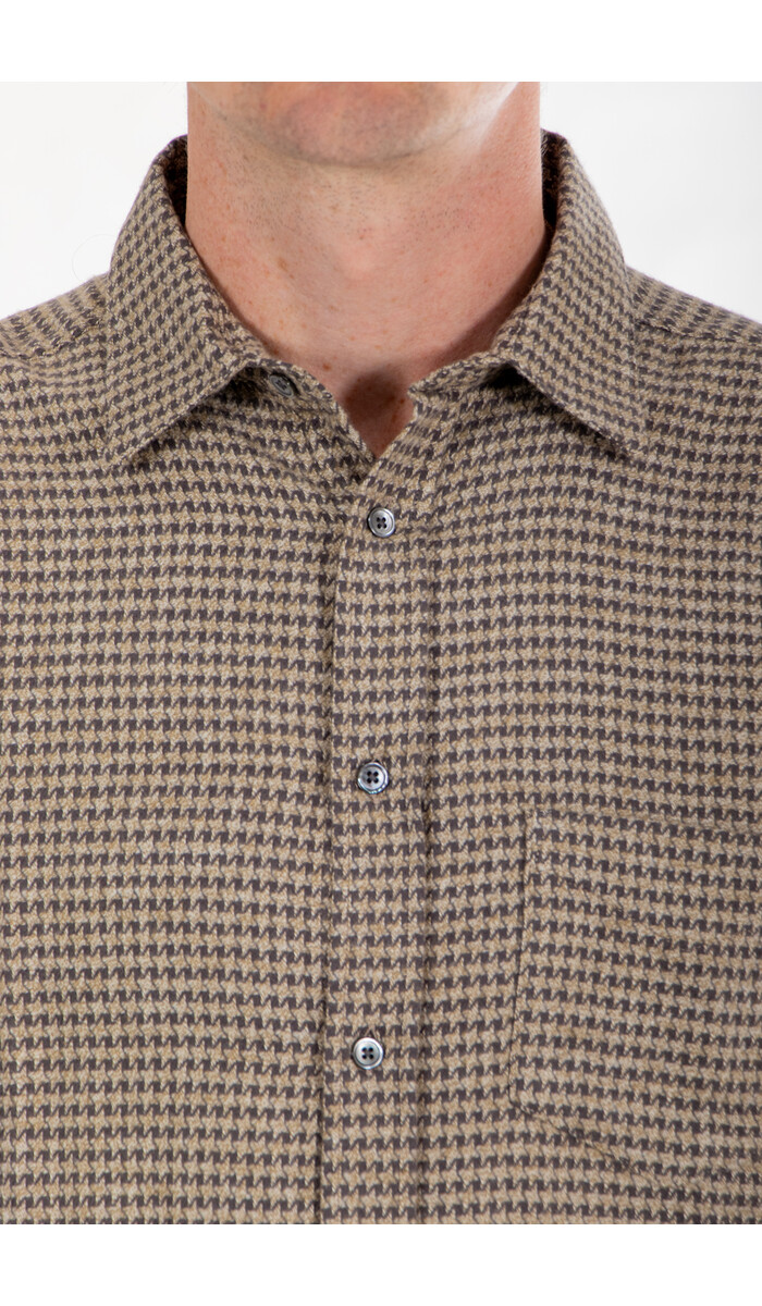 Portuguese Flannel Portuguese Flannel Hemd / Abstract Pied / Holzkohle Portuguese Flannel Portuguese Flannel Hemd / Abstract Pied / Holzkohle