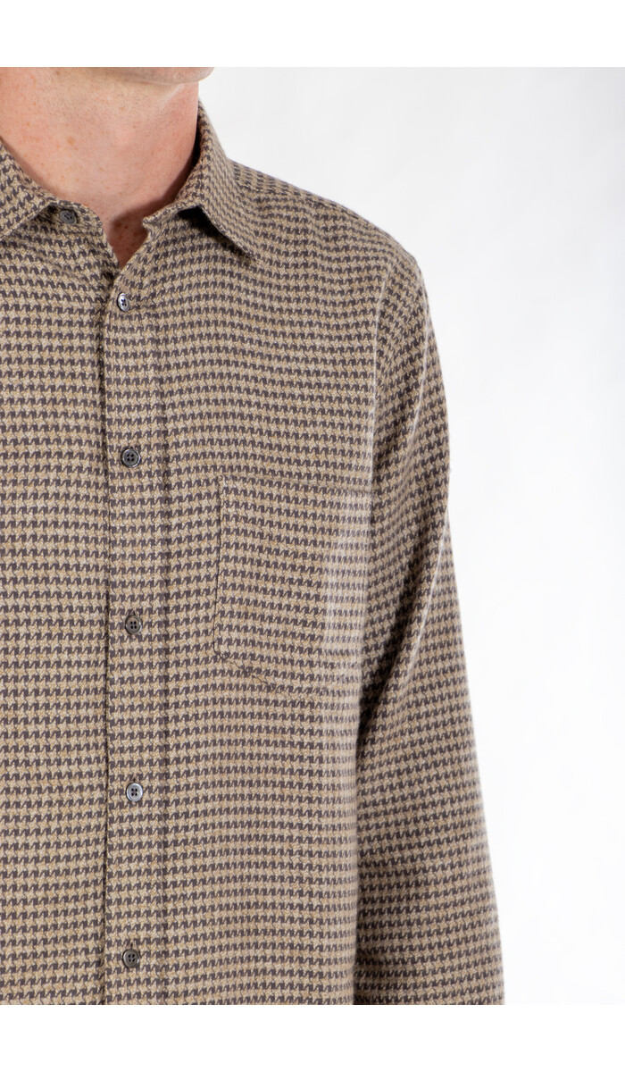 Portuguese Flannel Portuguese Flannel Hemd / Abstract Pied / Holzkohle Portuguese Flannel Portuguese Flannel Hemd / Abstract Pied / Holzkohle