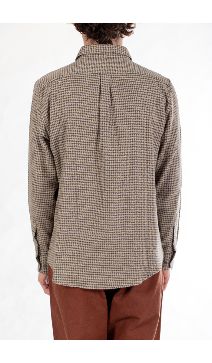 Portuguese Flannel Portuguese Flannel Hemd / Abstract Pied / Holzkohle Portuguese Flannel Portuguese Flannel Hemd / Abstract Pied / Holzkohle