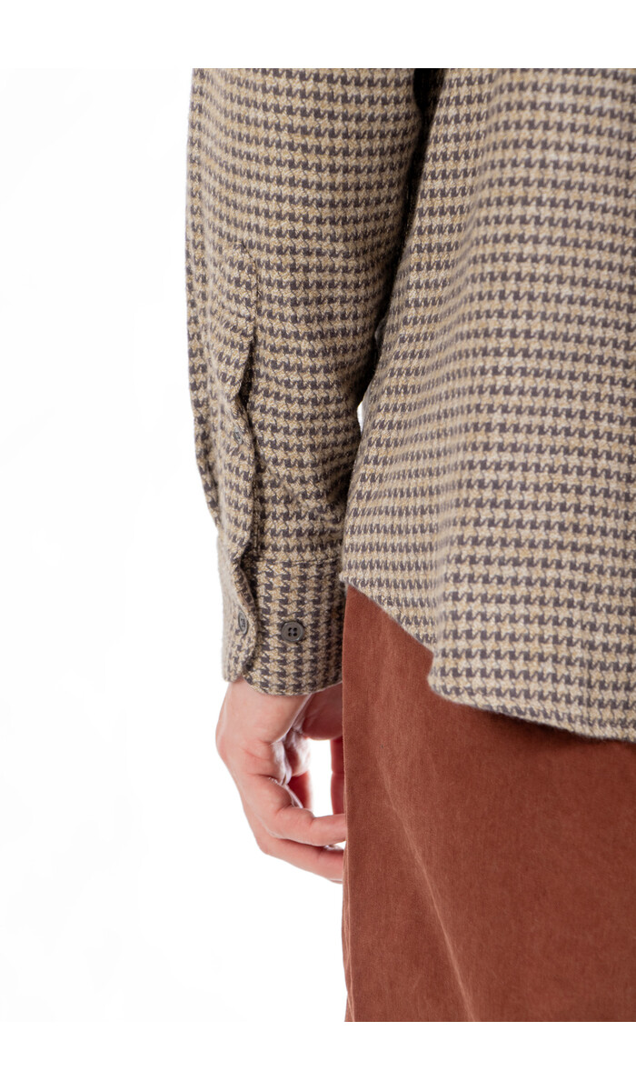 Portuguese Flannel Portuguese Flannel Hemd / Abstract Pied / Holzkohle Portuguese Flannel Portuguese Flannel Hemd / Abstract Pied / Holzkohle