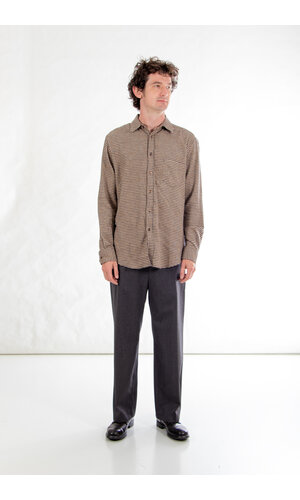 Portuguese Flannel Portuguese Flannel Hemd / Abstract Pied / Navy Portuguese Flannel Portuguese Flannel Hemd / Abstract Pied / Navy