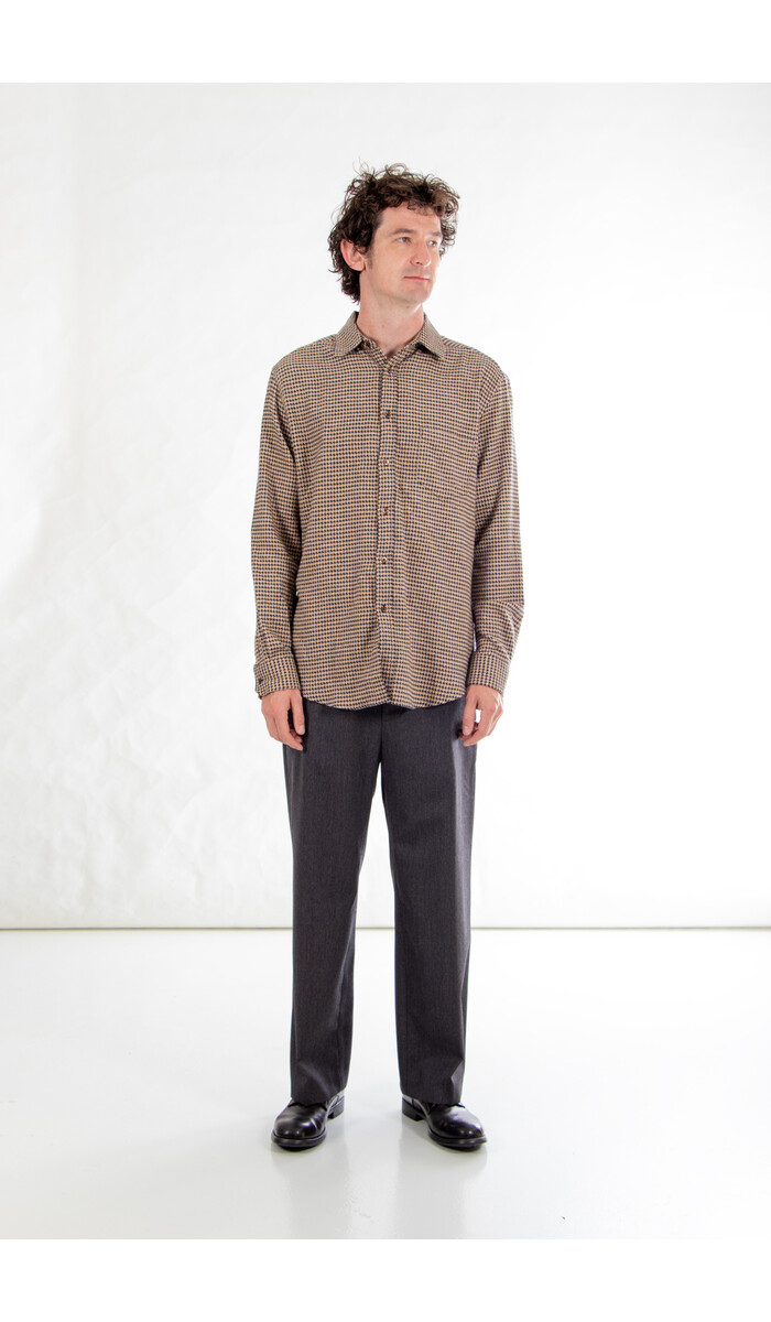 Portuguese Flannel Portuguese Flannel Hemd / Abstract Pied / Navy Portuguese Flannel Portuguese Flannel Hemd / Abstract Pied / Navy