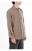 Portuguese Flannel Hemd / Abstract Pied / Navy