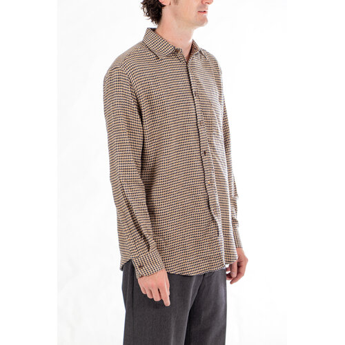 Portuguese Flannel Portuguese Flannel Hemd / Abstract Pied / Navy