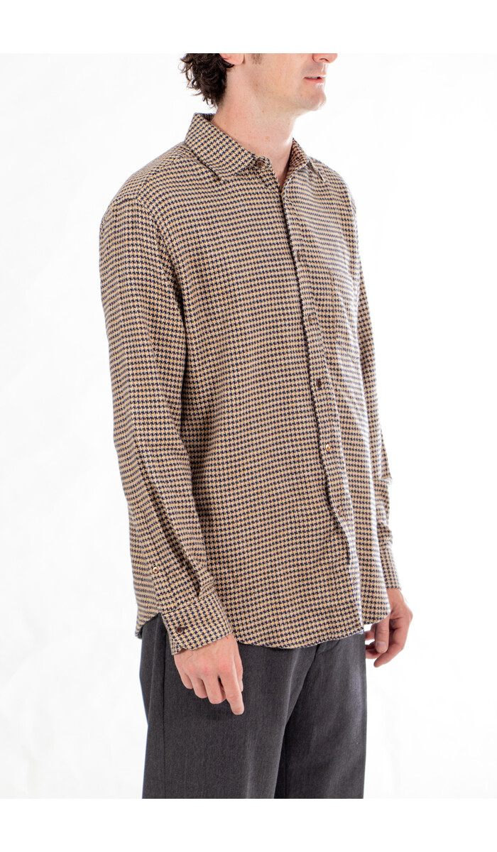Portuguese Flannel Portuguese Flannel Hemd / Abstract Pied / Navy Portuguese Flannel Portuguese Flannel Hemd / Abstract Pied / Navy
