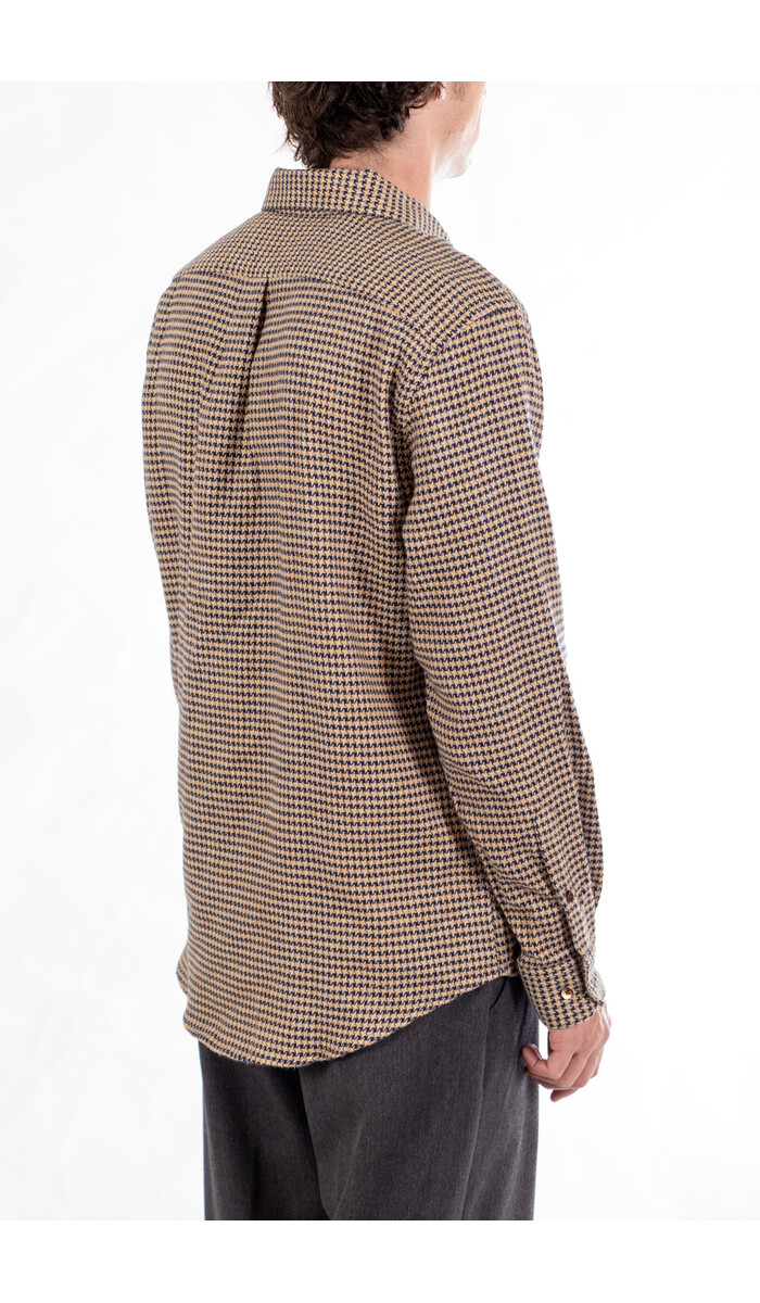 Portuguese Flannel Portuguese Flannel Hemd / Abstract Pied / Navy Portuguese Flannel Portuguese Flannel Hemd / Abstract Pied / Navy