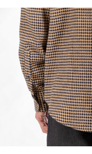 Portuguese Flannel Portuguese Flannel Hemd / Abstract Pied / Navy Portuguese Flannel Portuguese Flannel Hemd / Abstract Pied / Navy