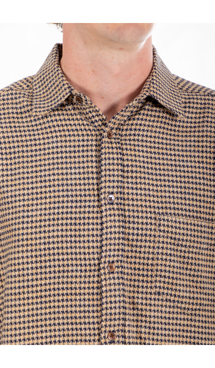 Portuguese Flannel Portuguese Flannel Hemd / Abstract Pied / Navy Portuguese Flannel Portuguese Flannel Hemd / Abstract Pied / Navy