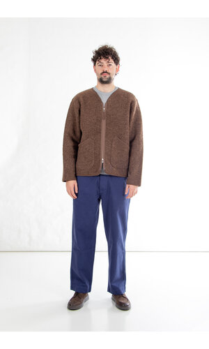 Universal Works Universal Works Jack / Zip Liner / Brauner Marmor Universal Works Universal Works Jack / Zip Liner / Brauner Marmor