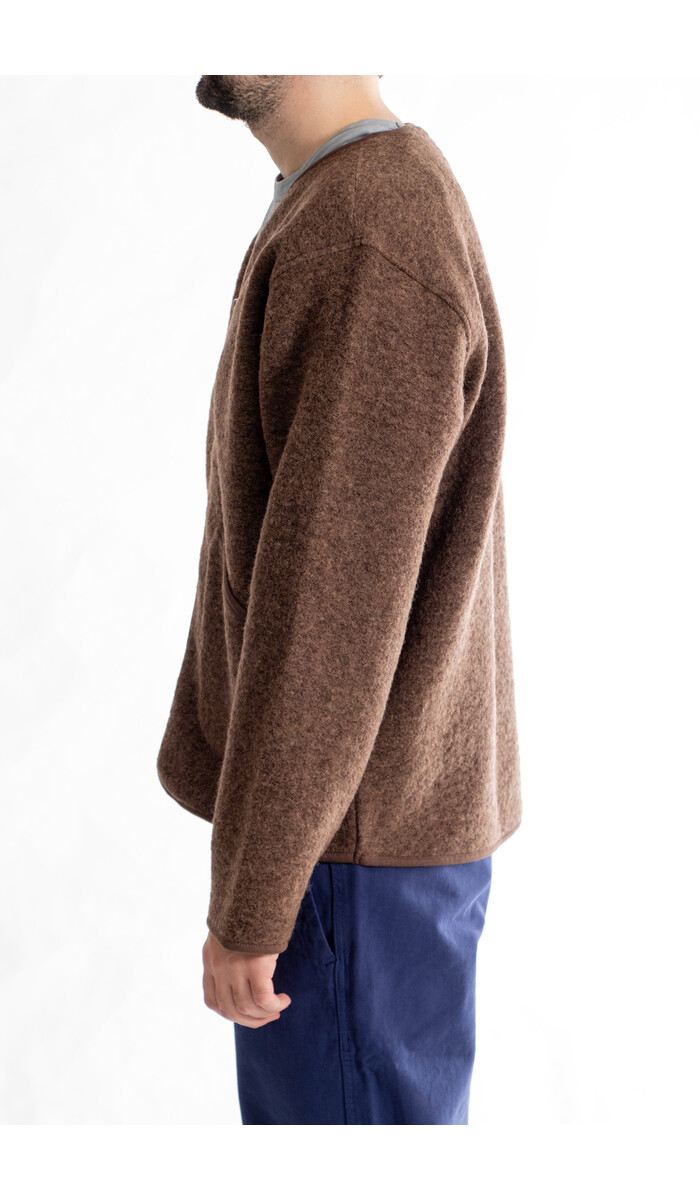 Universal Works Universal Works Jack / Zip Liner / Brauner Marmor Universal Works Universal Works Jack / Zip Liner / Brauner Marmor