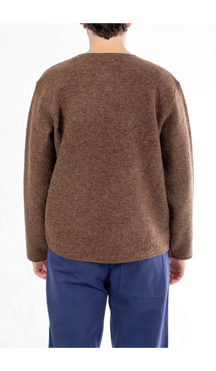Universal Works Universal Works Jack / Zip Liner / Brauner Marmor Universal Works Universal Works Jack / Zip Liner / Brauner Marmor