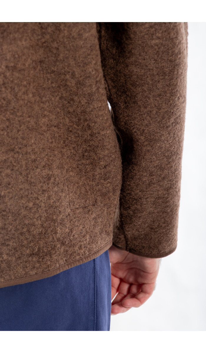 Universal Works Universal Works Jack / Zip Liner / Brauner Marmor Universal Works Universal Works Jack / Zip Liner / Brauner Marmor