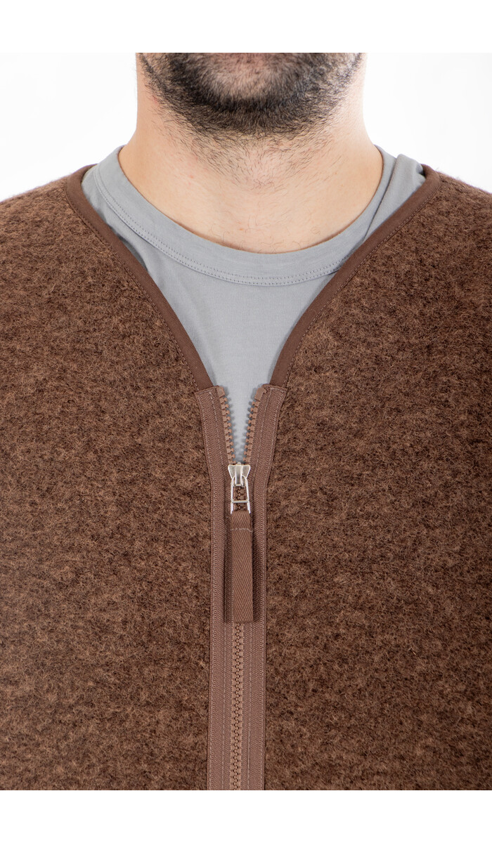 Universal Works Universal Works Jack / Zip Liner / Brauner Marmor Universal Works Universal Works Jack / Zip Liner / Brauner Marmor