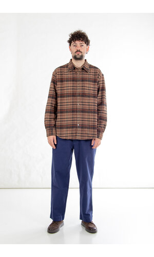 Portuguese Flannel Portuguese Flannel Hemd / Stalia / Braunes Karo Portuguese Flannel Portuguese Flannel Hemd / Stalia / Braunes Karo