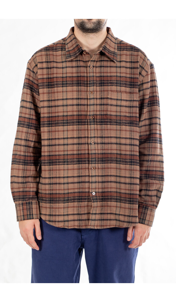 Portuguese Flannel Portuguese Flannel Hemd / Stalia / Braunes Karo Portuguese Flannel Portuguese Flannel Hemd / Stalia / Braunes Karo