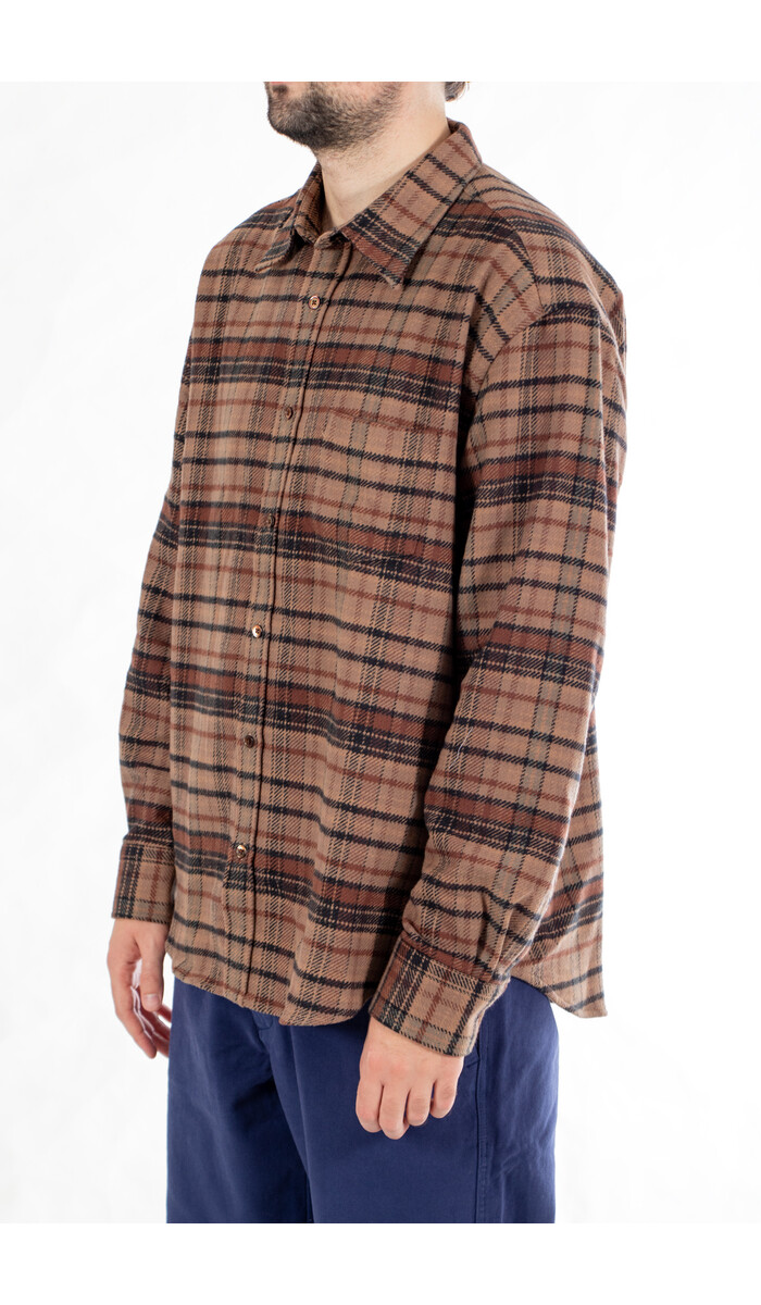 Portuguese Flannel Portuguese Flannel Hemd / Stalia / Braunes Karo Portuguese Flannel Portuguese Flannel Hemd / Stalia / Braunes Karo