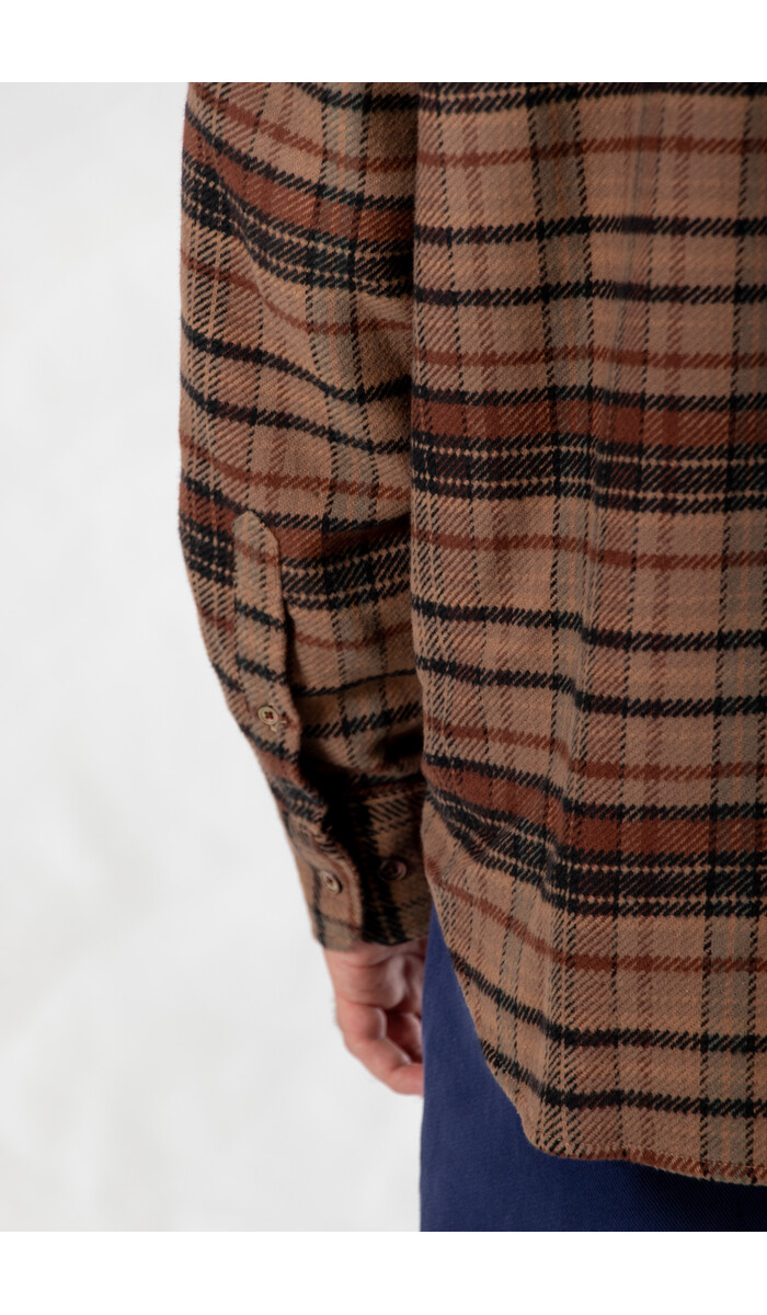 Portuguese Flannel Portuguese Flannel Hemd / Stalia / Braunes Karo Portuguese Flannel Portuguese Flannel Hemd / Stalia / Braunes Karo