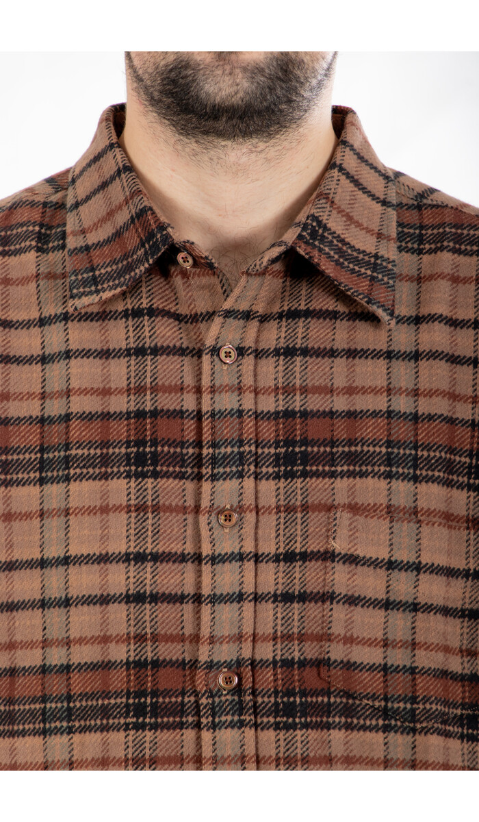 Portuguese Flannel Portuguese Flannel Hemd / Stalia / Braunes Karo Portuguese Flannel Portuguese Flannel Hemd / Stalia / Braunes Karo