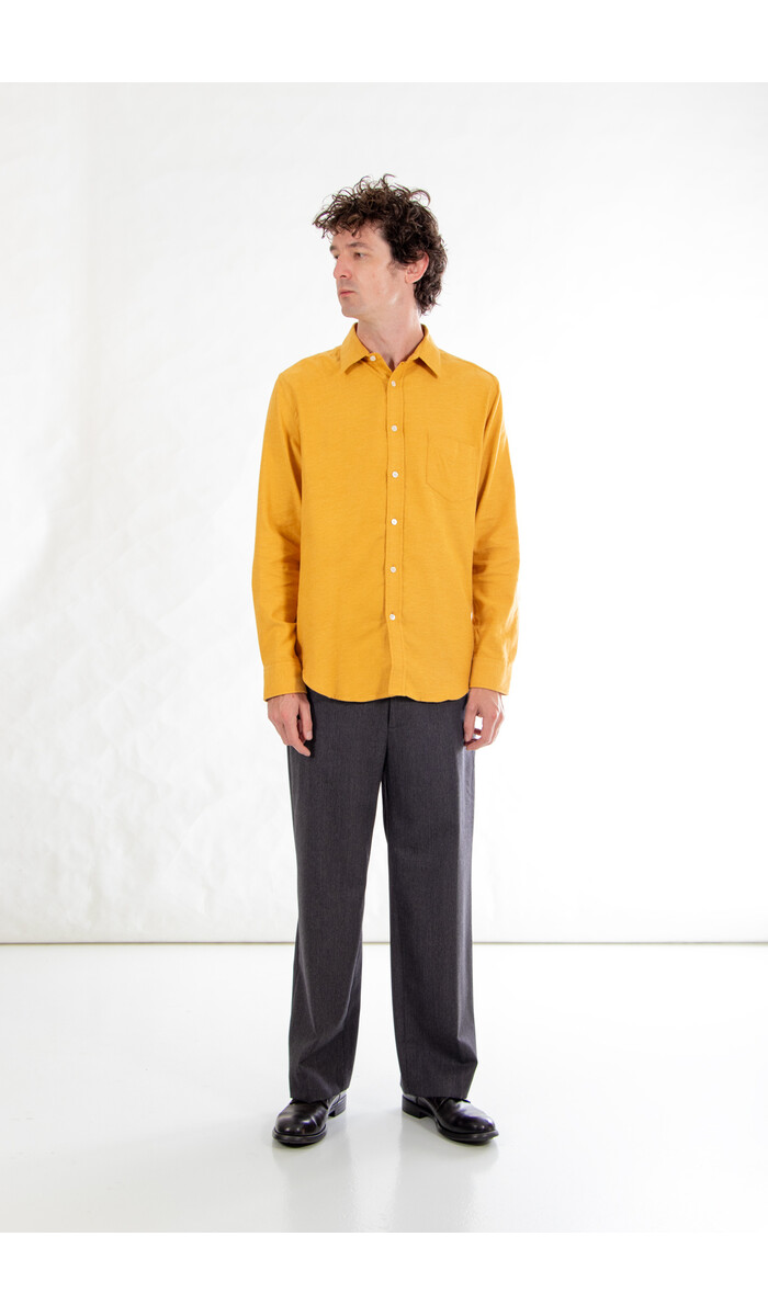 Portuguese Flannel Portuguese Flannel Overhemd / Teca / Mosterd Portuguese Flannel Portuguese Flannel Overhemd / Teca / Mosterd