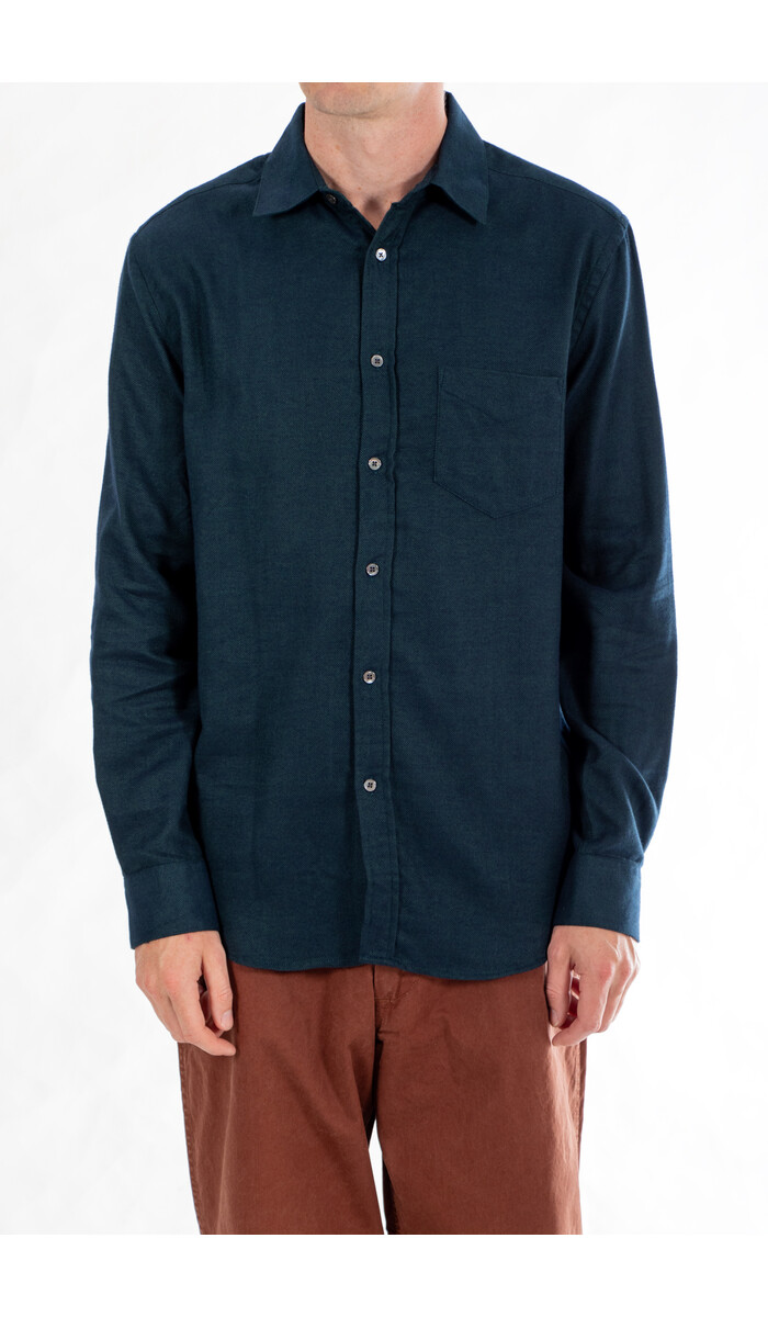 Portuguese Flannel Portuguese Flannel Overhemd / Espiga / Fles Portuguese Flannel Portuguese Flannel Overhemd / Espiga / Fles