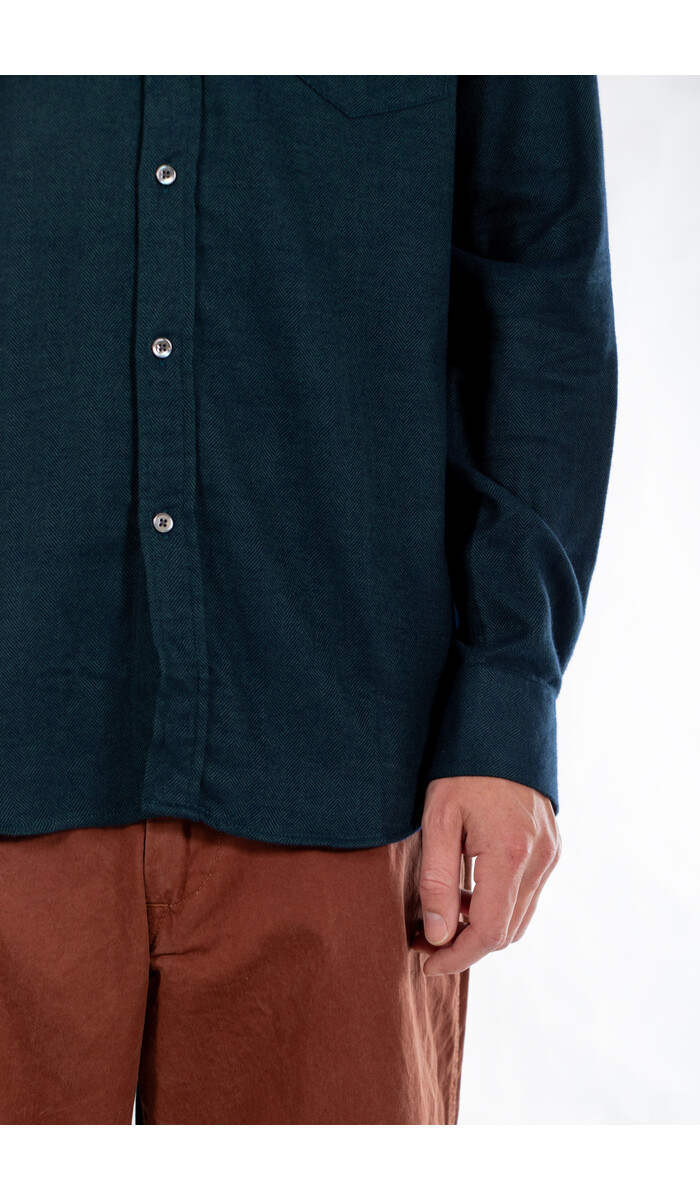 Portuguese Flannel Portuguese Flannel Overhemd / Espiga / Fles Portuguese Flannel Portuguese Flannel Overhemd / Espiga / Fles