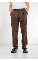 British House Hose / Winston / Brauner Fischgrat