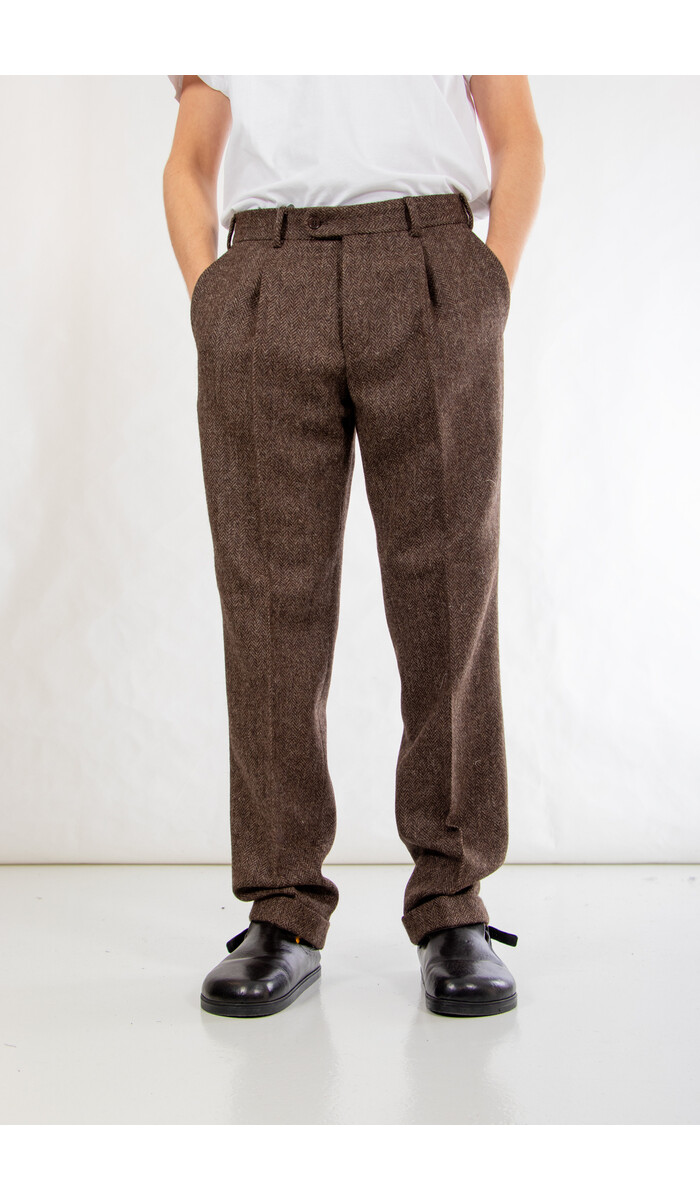 British House British House Broek / Winston / Bruine Visgraat
