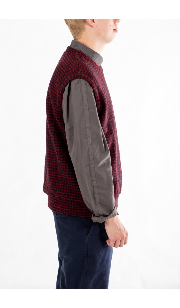 Universal Works Universal Works Spencer / Giacomo Tank Top / Rode Ruit