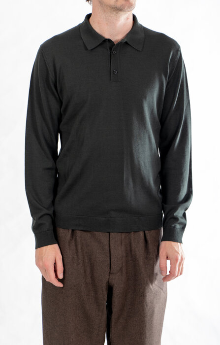 Roberto Collina Roberto Collina Polo / 263MYB01004 / Waldgrün Roberto Collina Roberto Collina Polo / 263MYB01004 / Waldgrün