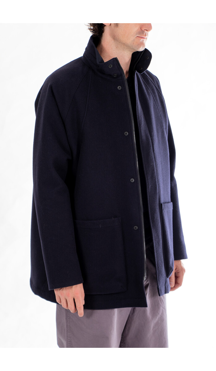 Palto Palto Jas / Rigatino Felt / Navy