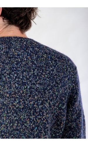 Scaglione Scaglione Pullover / URW140 / Navy Mouline Scaglione Scaglione Pullover / URW140 / Navy Mouline