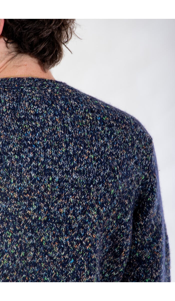 Scaglione Scaglione Pullover / URW140 / Navy Mouline Scaglione Scaglione Pullover / URW140 / Navy Mouline