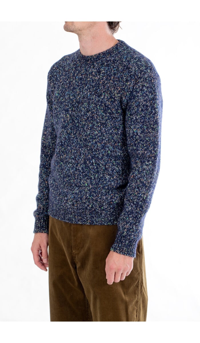 Scaglione Scaglione Pullover / URW140 / Navy Mouline Scaglione Scaglione Pullover / URW140 / Navy Mouline